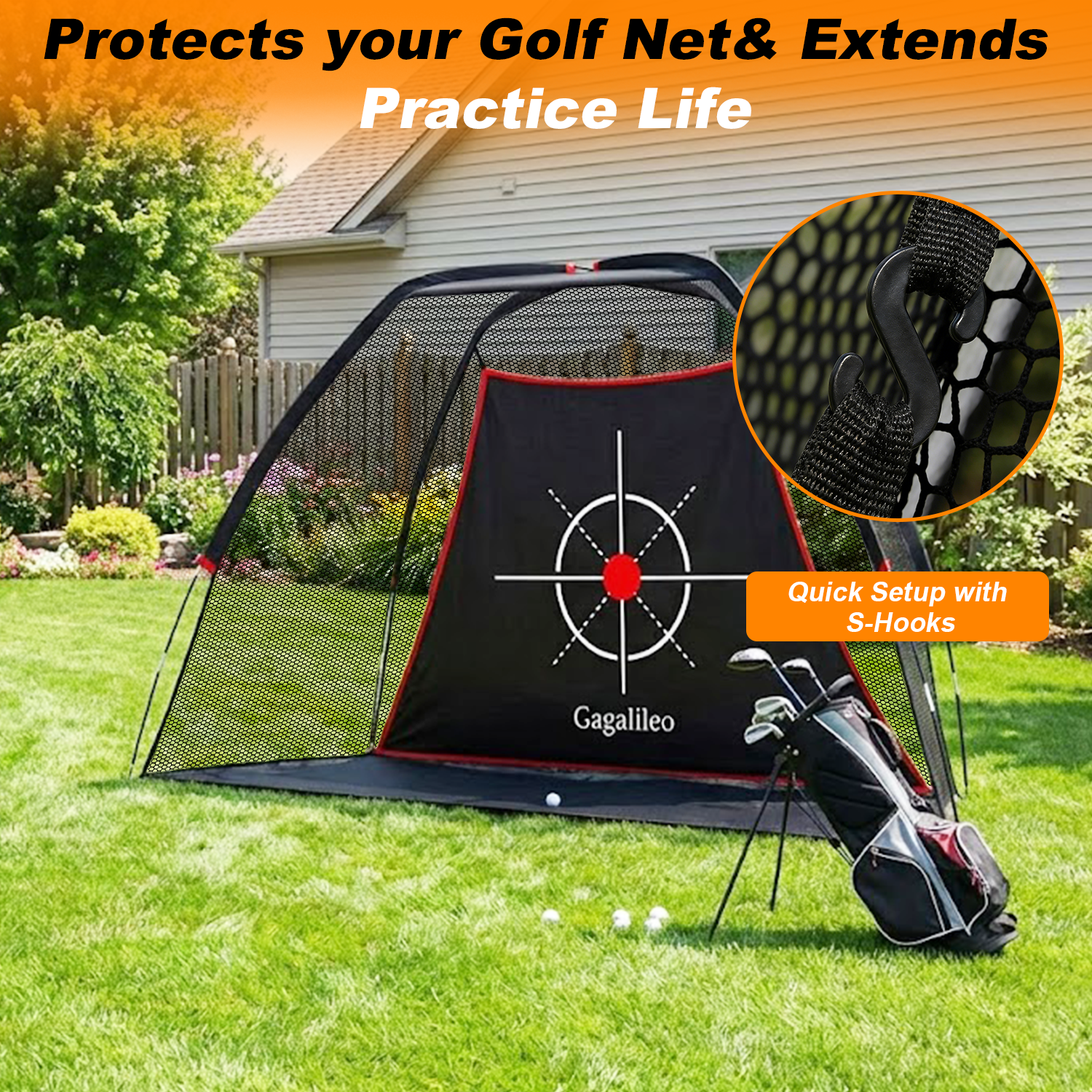 Gagalileo Golf Backyard Target Cloth