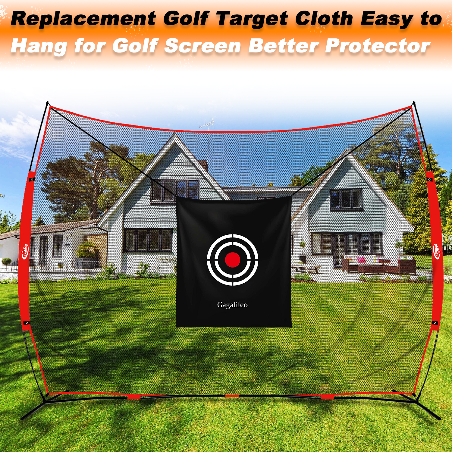 Gagalileo Golf Net Replacement Target 5x4ft
