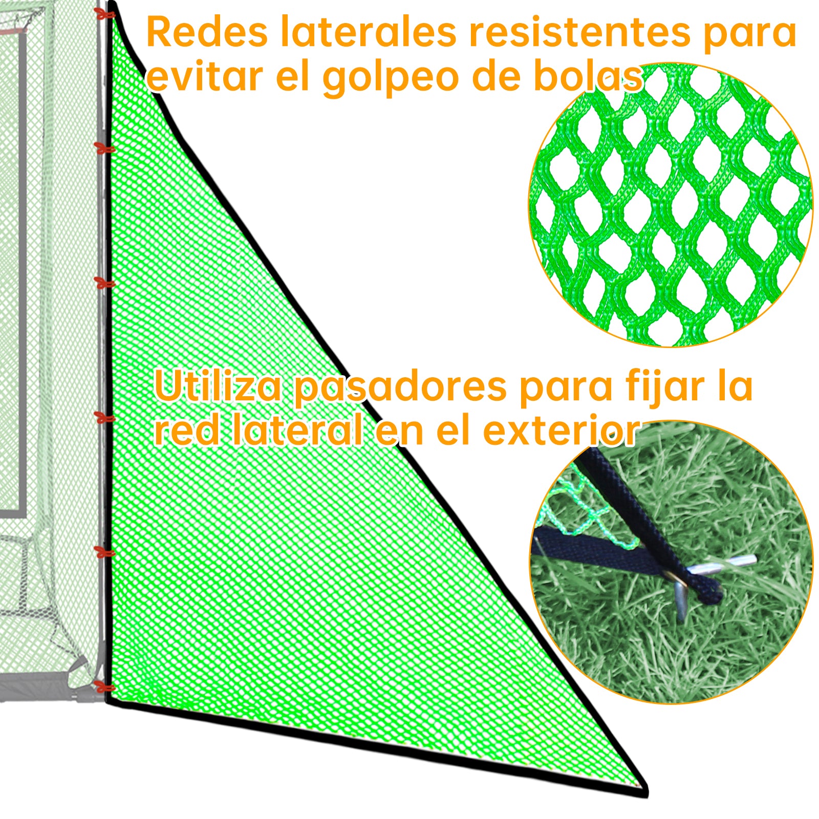 Gagalileo Golf Cage Triangle Net 150x100cm