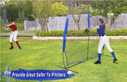 Gagalileo L-Shaped Softball relacement Pitching Screen 7×7ft