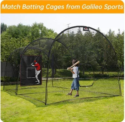 6×8 Gagalileo Pitching Backstop/Fastpitch Baseball Backstop - Galileo Sports