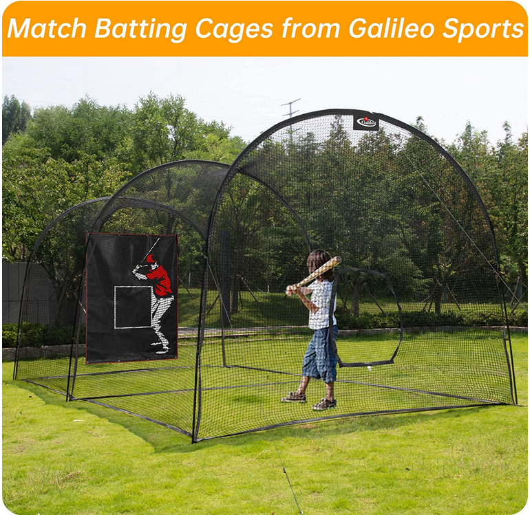 6×8 Gagalileo Pitching Backstop/Fastpitch Baseball Backstop