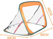 Pop-up Fussballtore 2er Set oder 1er Pack für Garten kinder-90-120-175-Robuster Flachstahlrahmen und Glasfaserstab - Einfache Montage - Wetterfestes 150 D Polyester.