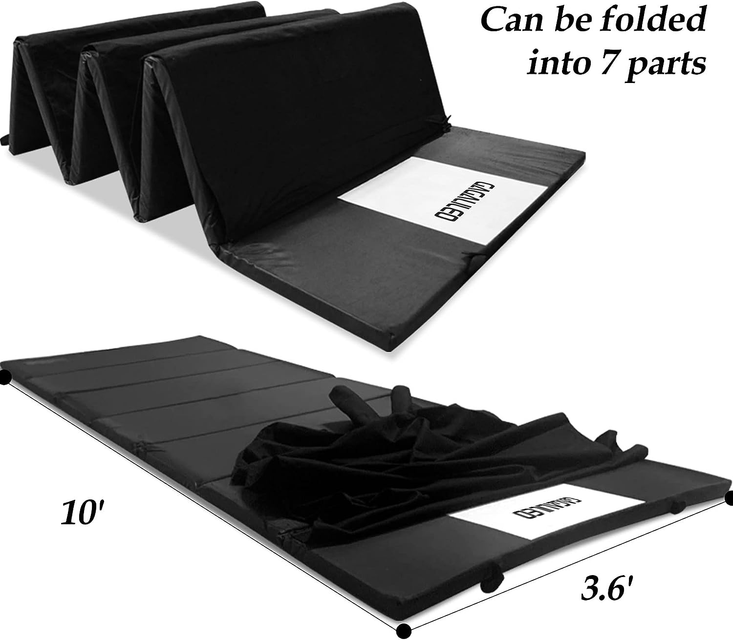 10x3.6 Slide Rite Baseball and Softball Sliding Mat /7-Fold Folding Mat