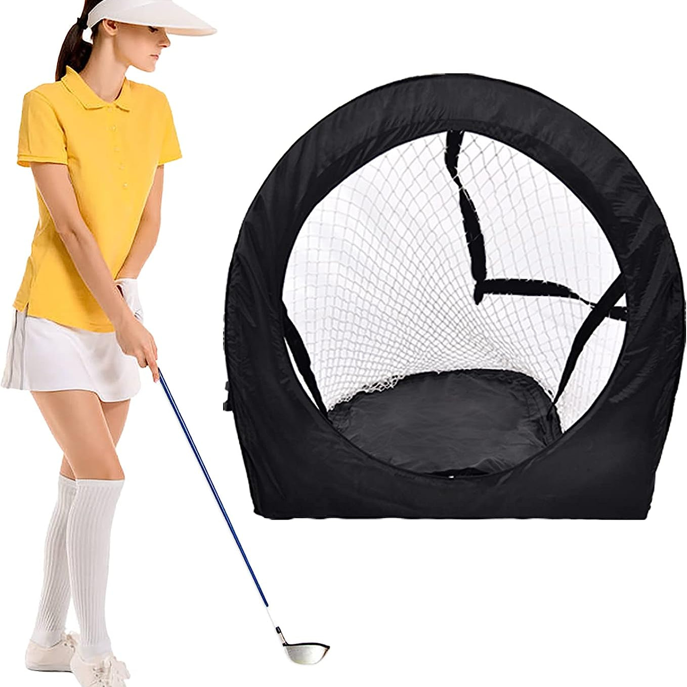 Galileo Sports Golf Chipping Net Practice Net Golf Chipping Game Indoor and Outdoor Use | 26''x 26''