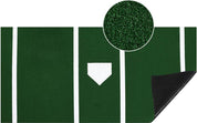 Heavy-Duty 12'x6' Baseball Softball Hitting Batting Mat with Non-Slip Rubber Backing,Durable Turf,and Home Plate - Ideal for Indoor/Outdoor Batting Cages,Training Facilities, and Home Use