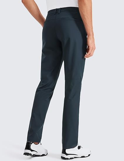 Galileo Men's All Day Comfy Golf Pants - 28"/30"/32"/34" Quick Dry Lightweight Work Casual Trousers with Pockets