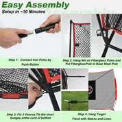 Gagalileo Net Practice Hitting Nets 12X10ft