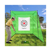 Red de golf para practica de jaula de golpes de golf, red de conducción resistente | 7.7X4.6X7.7FT| deportes galileo