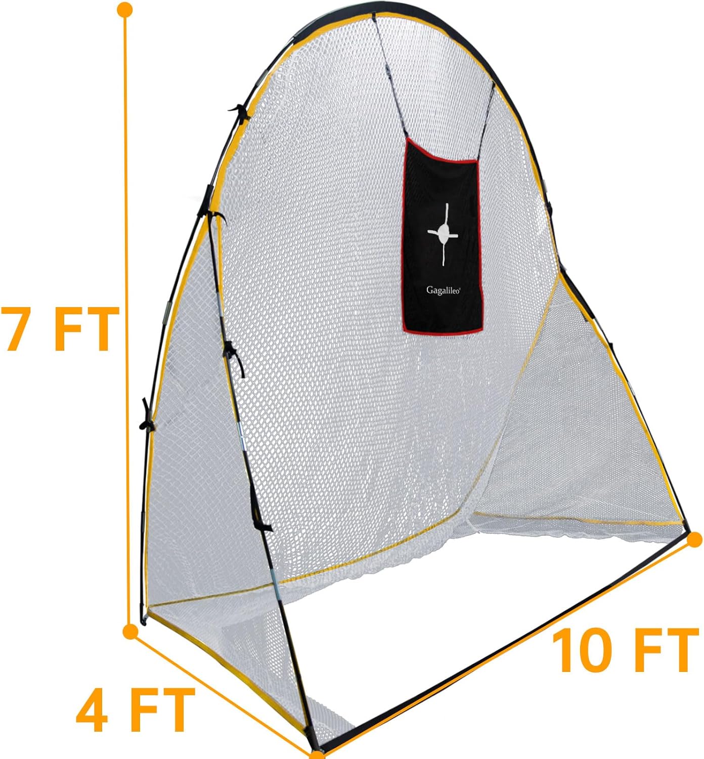 Golf Hitting Practice Nets for Backyard Frame and Net 4x7x10Ft