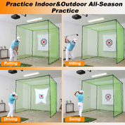 Gagalileo Golf Practice Cage 10X10X10ft