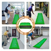 Galileo Golf Hitting Mats Golf Putting Training 10X1.6ft