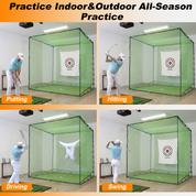 Gagalileo Golf Hitting cage 10x10x10ft