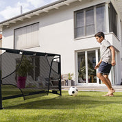 6x4FT Pop Up Soccer Goal Set - Complete Backyard Training Equipment with Ball, Target Cloth & Cones | Multi-Sport Use for Football, Baseball & Softball Practice