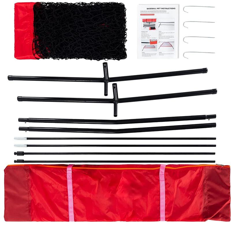 7X7 Galileo Baseball Screen A-Frame/ Pitching Screen Softball Training Net