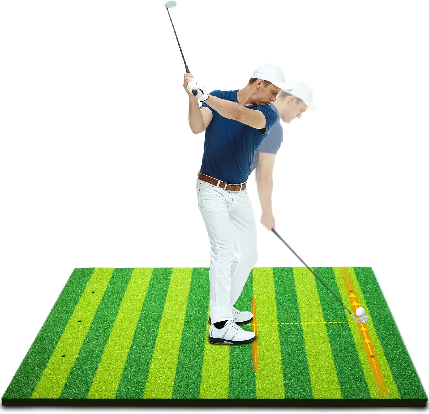 Outdoor Practice Mat for Driving, Chipping & Swing Training | Ideal Golf Gift for Men & Beginners
