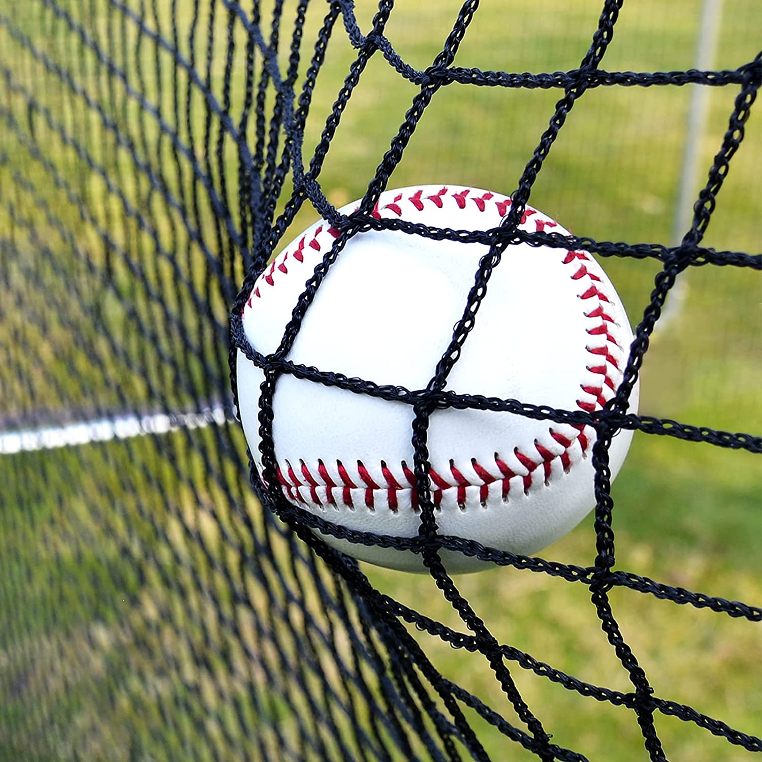 Gagalileo 44x12x10FT Baseball Batting Cage Net, Portable Baseball Replacement Net, Outdoors Batting Net,Replacement Netting,Baseball Practice Batting Net