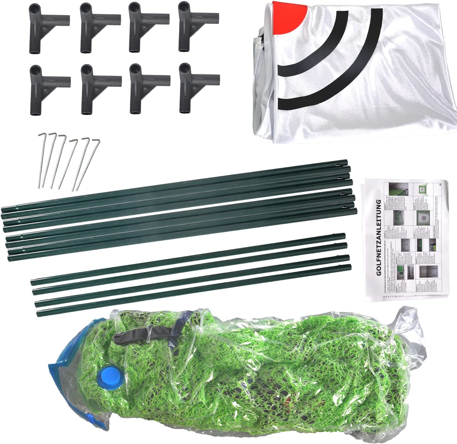 Golf net practice cage, Golf practice nets, Golf batting cage, Practice net, with target