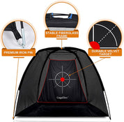Golf Net Golf Practice Net Golf Net for Backyard Golf Nets for Indoor Use | 8'X 6'X 5'| Pro Target | Galileo Sports-CAD