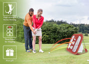 Golf Chipping Net, Golf Practice Chipping, Golf Chipping Target, Golf Net Practice Indoor, Chipping Practice with Foam Balls and Carry Bag, Portable Chipping Net, Golf Chipping Game for Kids