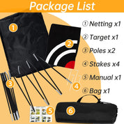 Golf Net,Golf Net Backyard Driving,Golf Driving Range,Golf Swing Net,Heavy Duty Golf Practice Net,Golf Practice Hitting Net,Quick Setup Golf Net with Target Cloth and Carry Bag-CAD