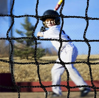 Gagalileo 30x12ft Baseball Batting Net — Heavy-Duty Polyethylene Practice Cage - 30x12