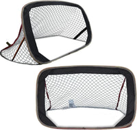 Gagalileo Pop-Up Soccer Goals — 90-175cm Set with Steel Frame and Fiberglass Rods