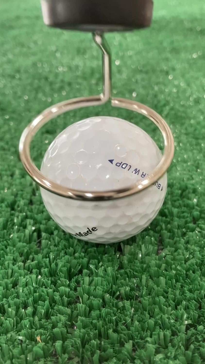 Halo Golf Ball Retiever Pick Up Grabber for End of Putter Golf Club Holder Pick Up Flag Pick Up and Divot Tool