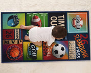 Kids Play Rugs for Cars Toys, Non-Slip Car Rug Play Mat for Kids, Playing Kids Rugs for Playroom/Bedroom, Washable Kids Car Play Mats.