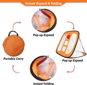 Golf Chipping Net, Golf Practice Chipping, Golf Chipping Target, Golf Net Practice Indoor, Chipping Practice with Foam Balls and Carry Bag, Portable Chipping Net, Golf Chipping Game for Kids-UK