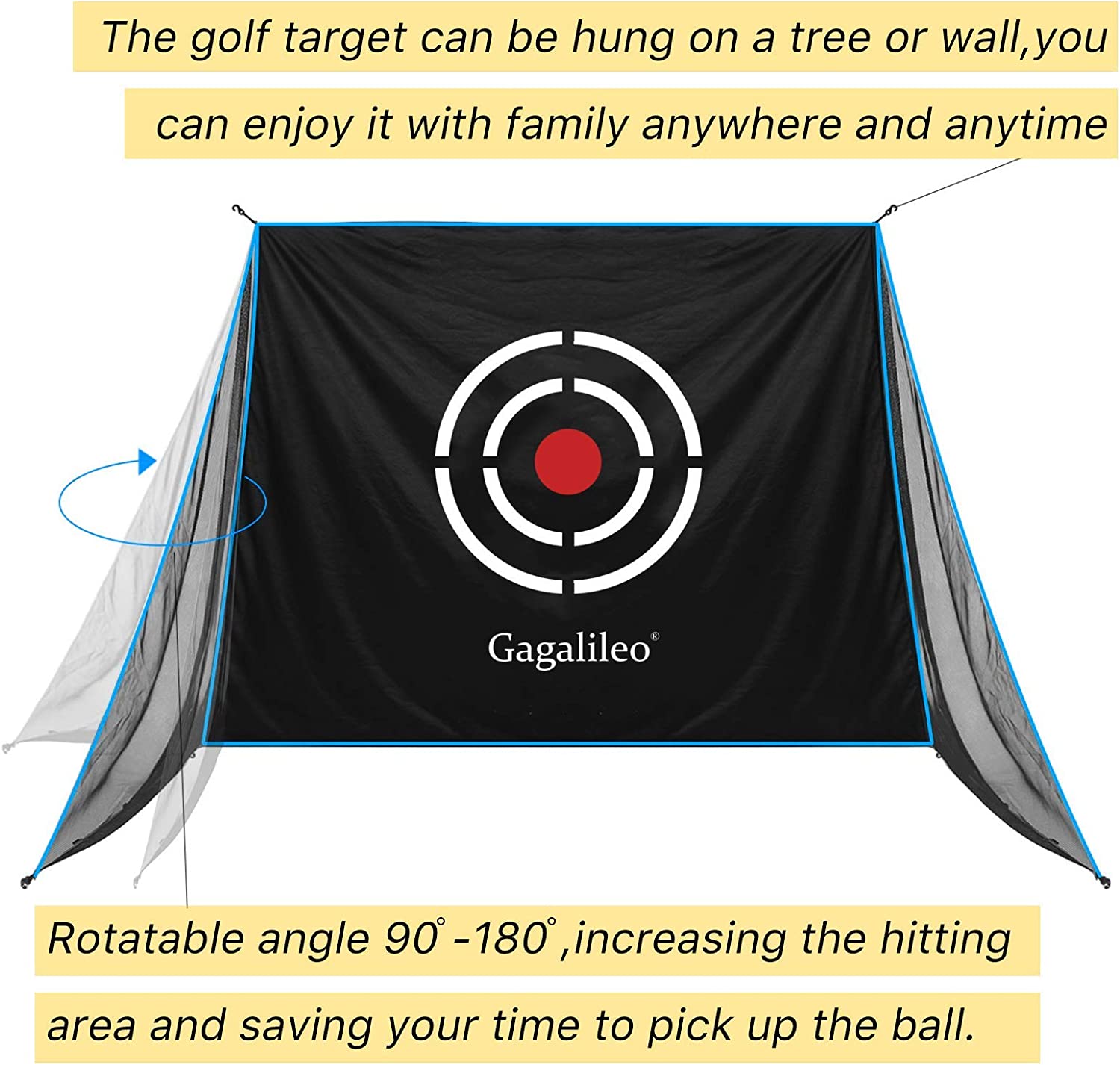 8X7X7 Pop Up Golf Hitting Net/Backyard