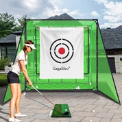 6.6x3.3X6.6 Gagalileo Golf Net Hitting Cage/ Practice Driving Net/ Backyard