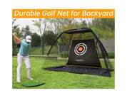 Galieo12' X 7'X 6.6' Backyard Driving Golf Net/Black Tent Net