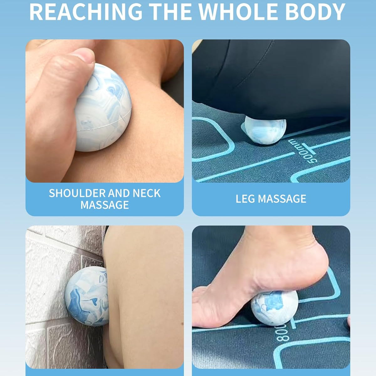Ice Lacrosse Massage Balls