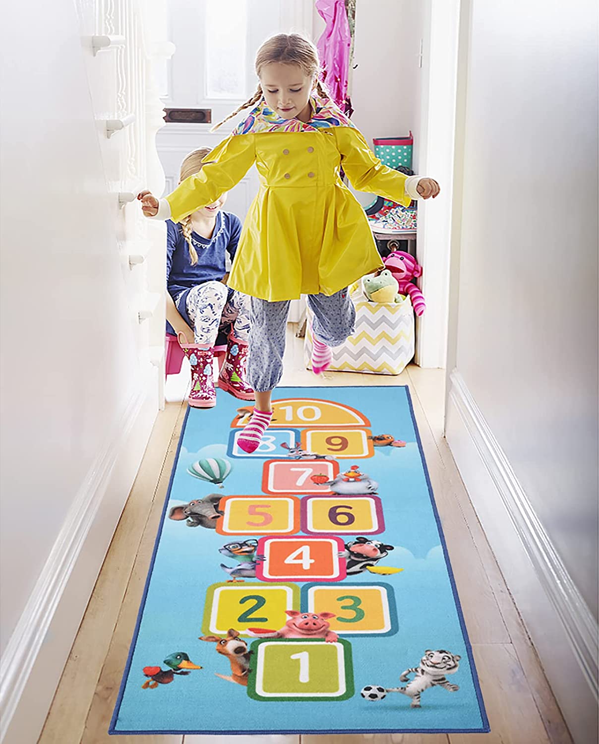 Alfombra de juego para niños para juguetes de coches, alfombra de juego antideslizante para coche para escalar niños jugando en el dormitorio/sala de juegos, divertido, suave y educativo