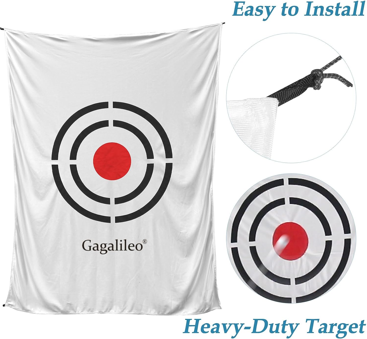 Golf Target Cloth,Golf Net Replacement Target for 10X8X3 Net,Driving Range Target,Golf Practice Traget 5x3FT White