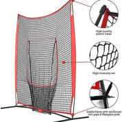 7'x7'Galileo Baseball & Softball Practice Hitting Pitching Net - Galileo Sports
