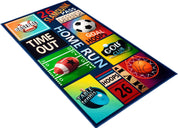 Alfombras de juego para niños para juguetes de coches, alfombra de juego antideslizante para niños, alfombras de juego para niños para sala de juegos/dormitorio, alfombrillas de juego para niños lavables.