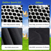 Gagalileo Backyard Driving Golf Practice Net 10X7X6ft with Balls/Turf Mat/Tees/Hat/Target/Bag