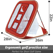 Golf Chipping Net, Golf Practice Chipping, Golf Chipping Target, Golf Net Practice Indoor, Chipping Practice with Foam Balls and Carry Bag, Portable Chipping Net, Golf Chipping Game for Kids