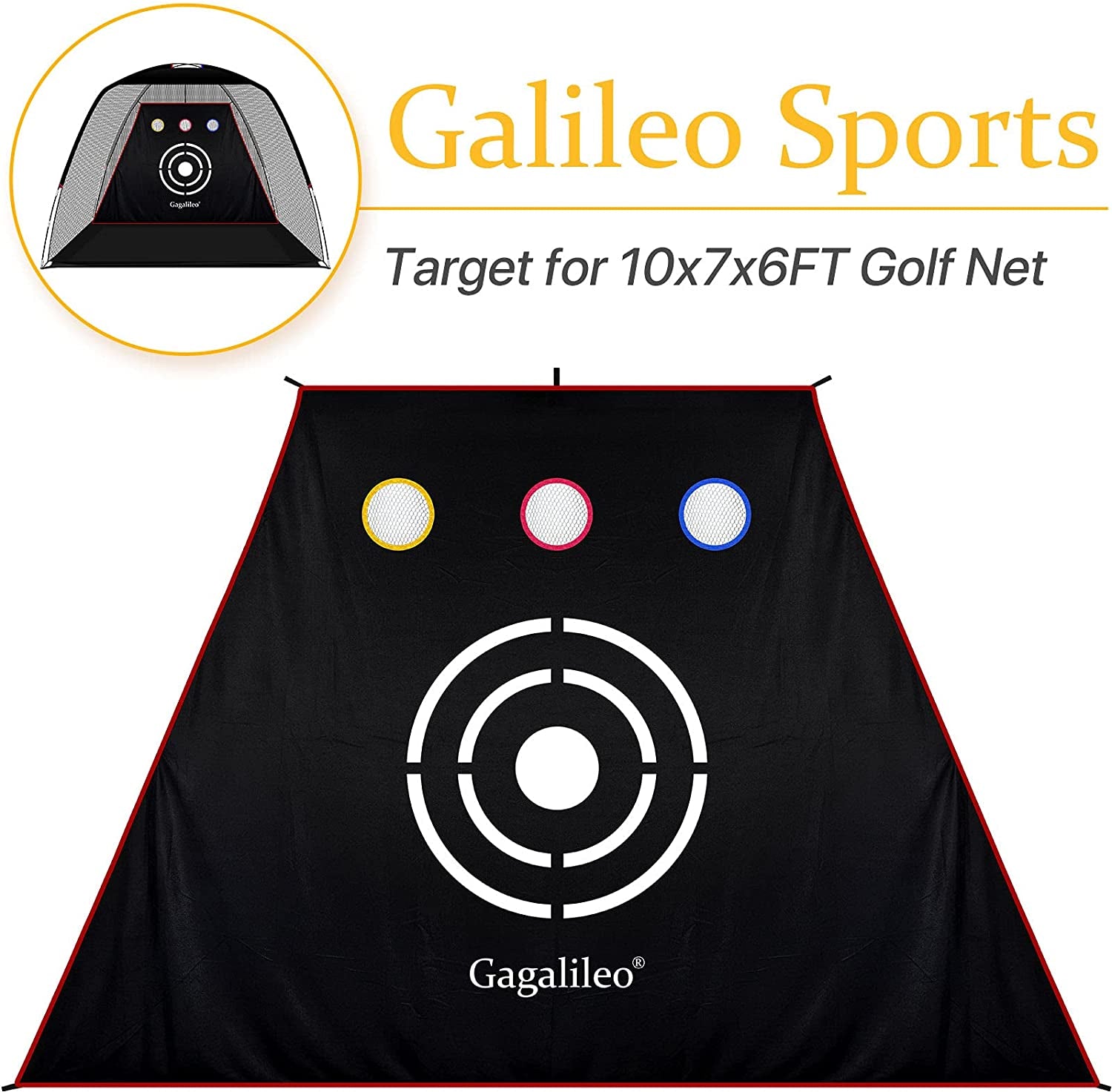 Golf Replacement Target 2in1 Chipping Target for Galileo Golf Net | for 3.6x5x7.8 Golf practice net | Galileo Sports-UK