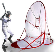 Pantalla de lanzamiento de softbol de béisbol emergente de 7 x 7