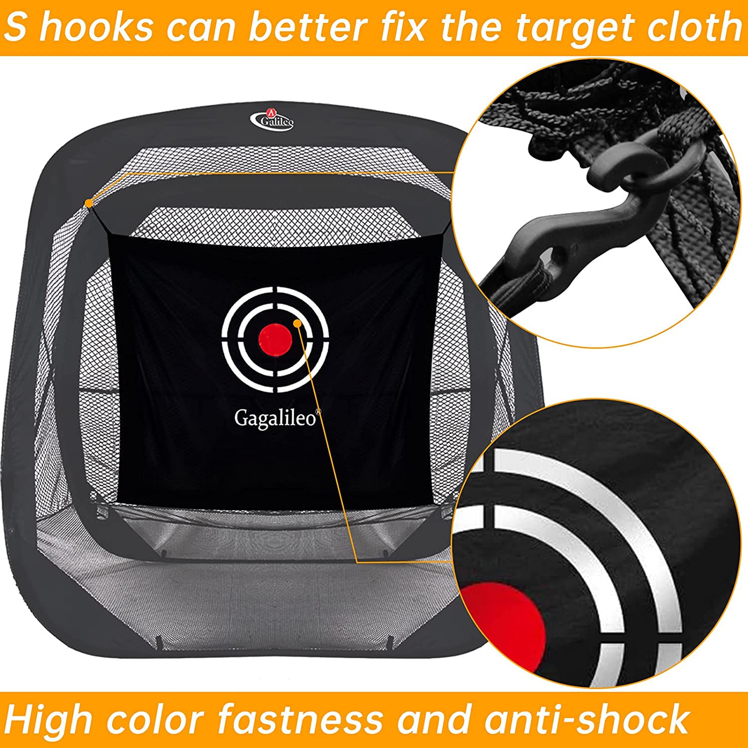 Golf Target,Golf Target Cloth 4x5FT,Golf Target Replacement for 7X7X4FT Pop-up Golf Net by Galileo Sports