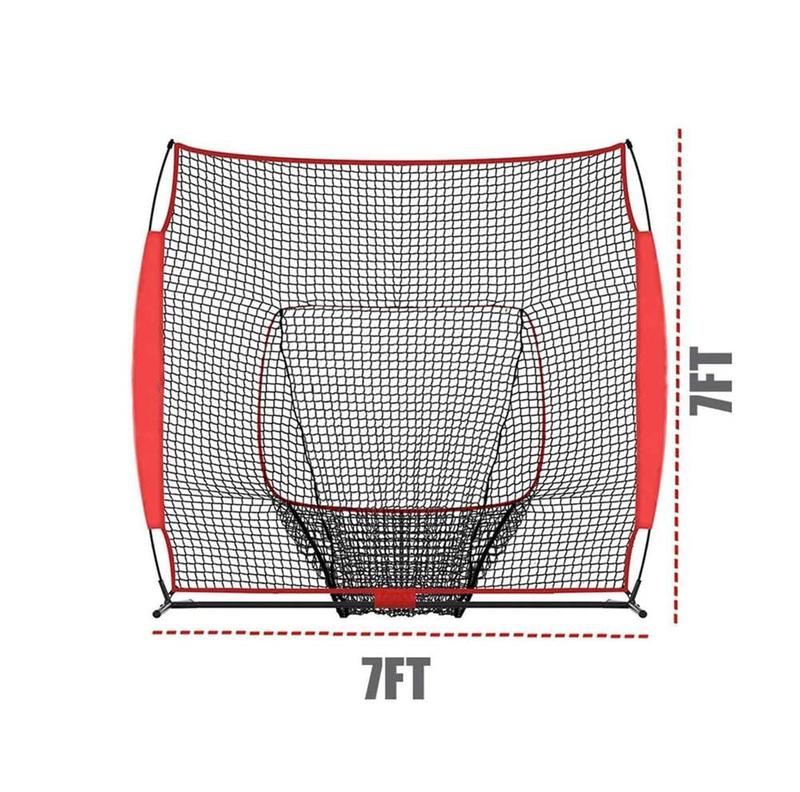 7'x7'Galileo Baseball & Softball Practice Hitting Pitching Net