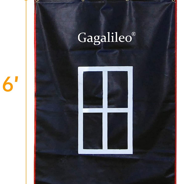 Gagalileo Backstop,Pitching Backstop,Fastpitch Baseball Backstop,Backstop with Strike Zone,Pitching Backdrop,Rubber Vinyl Backstop,Vinyl Batting Cage Backdrop
