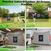Gagalileo Net Practice Hitting Nets 12X10ft