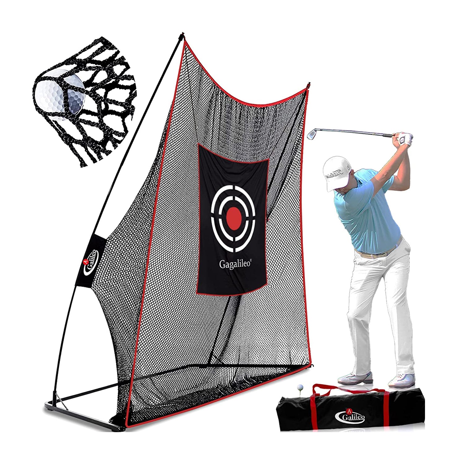 Gagalileo Practice Inside Golf Net 10X8X3ft