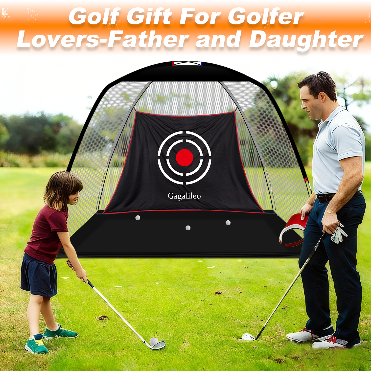 Golf Net,Golf Net Backyard Driving,Golf Driving Range,Golf Swing Net,Heavy Duty Golf Practice Net,Golf Practice Hitting Net,Quick Setup Golf Net with Target Cloth and Carry Bag-CAD