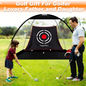 Gagalileo Golf Driving Hitting Net 12X7X6.6ft with Balls/Turf Mat/Tees/Hat/Target/Bag