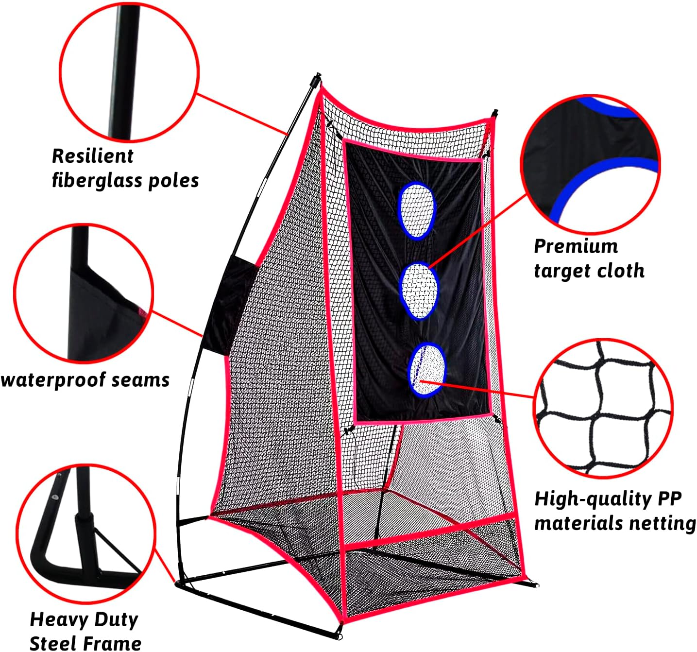 Gagalileo Football Kicking Throwing Net 3x6